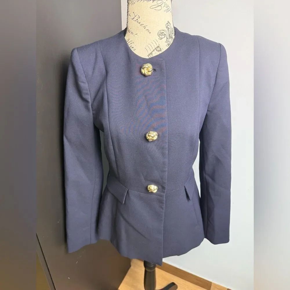Zara navy women blazer NWT Size S